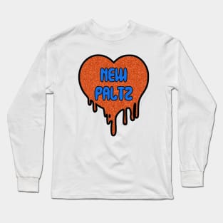 New Paltz Drippy Heart Long Sleeve T-Shirt